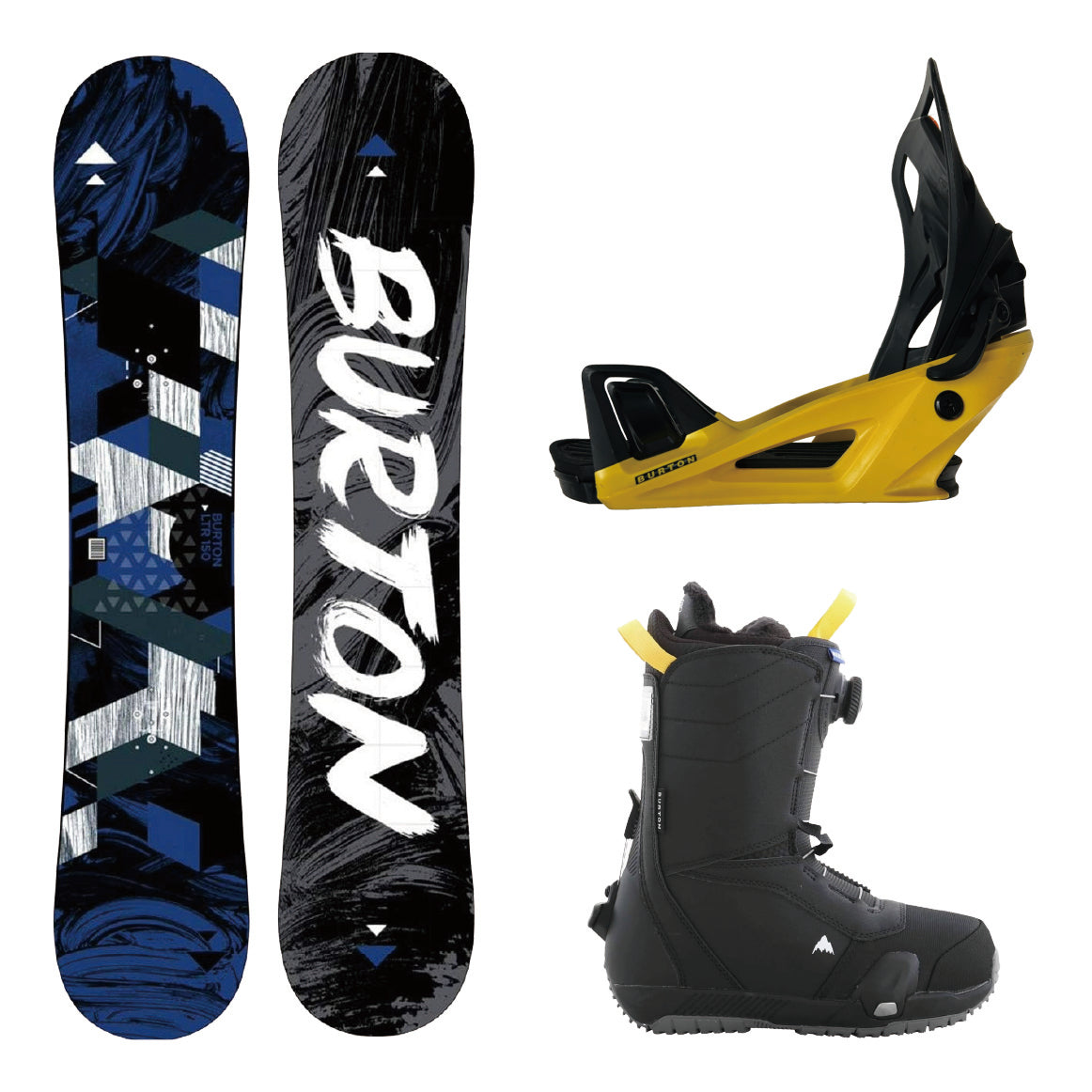 BURTON バートン LTR & STEP ON MENS & STEP ON BOOTS MENS 25.5cm 中古 3-piece set