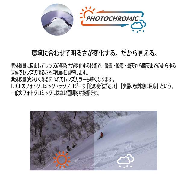 DICE ゴーグル GOODMAN SLT GM64276 26-27 スノーボードゴーグル 日本正規品