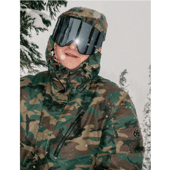 686 ウェア ロクハチロク MENS NIGHTLINE™ INSULATED JACKET KHAKI RIPSTOP M5WN171 26-27 スノーボードウェア 日本正規品
