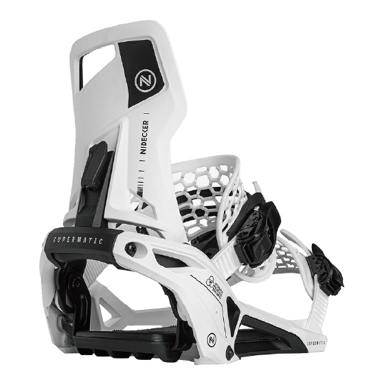 NIDECKER SUPERMATIC ビンディング OG SUPERMATIC WHITE 26-27