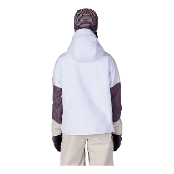 686 ウェア ロクハチロク WOMENS OUTLINE? SHELL ANORAK WHITE COLORBLOCK M5WN330 26-27 スノーボードウェア 日本正規品