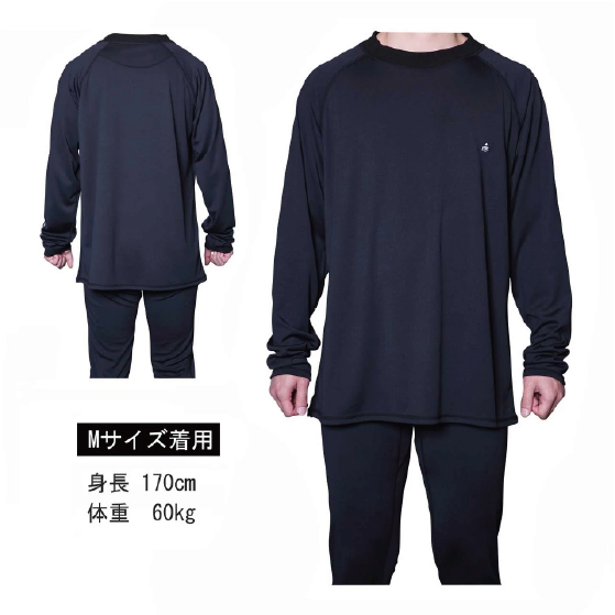 EBS エビス POLARTEC LAYER TOPS BLACK 4600200 26-27 日本正規品