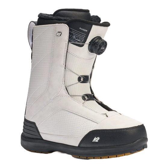 K2のRaiderスノーボードブーツ K2 ブーツ RAIDER WHITE 25-26 スノーボードブーツ 日本正規品