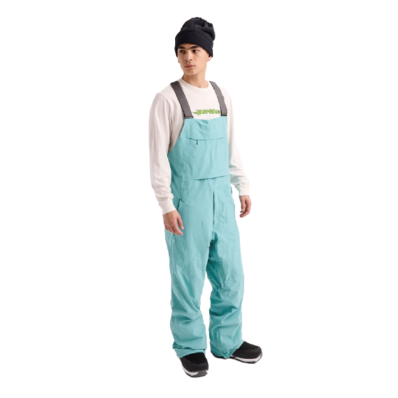 BURTON ウェア バートン Men's Reserve 2L Stretch Bib Pants Mineral Blue 3026510E9A 26-27 スノーボードウェア 日本正規品