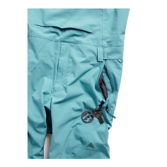 BURTON ウェア バートン Men's Reserve 2L Stretch Bib Pants Mineral Blue 3026510E9A 26-27 スノーボードウェア 日本正規品