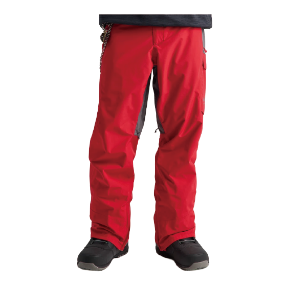 BURTON ウェア バートン Men's Reserve 2L Pants Geranium Red/Gotham Gray 3026310E7G 26-27 スノーボードウェア 日本正規品