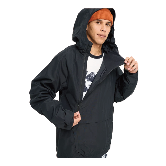 BURTON ウェア バートン Men's Reserve 2L Relaxed Anorak True Black 3025910A04 26-27 スノーボードウェア 日本正規品