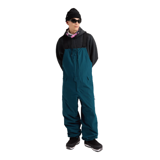 BURTON ウェア バートン Men's Reserve 2L Relaxed Bib Pants Atlantic Teal 3026910E9K 26-27 スノーボードウェア 日本正規品