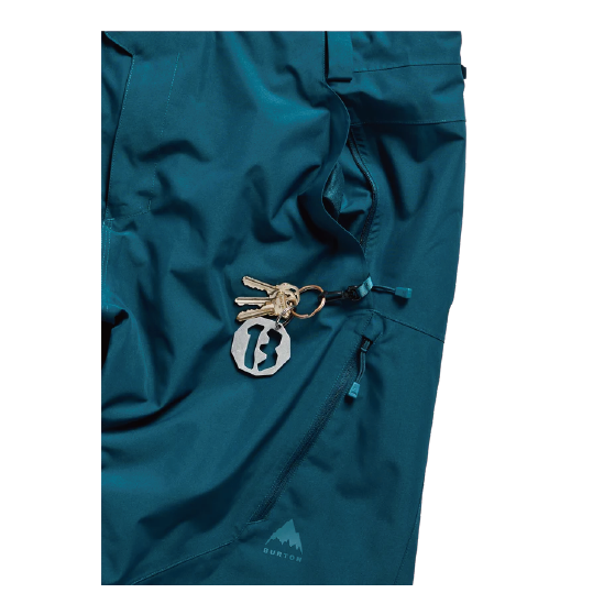 BURTON ウェア バートン Men's Reserve 2L Relaxed Bib Pants Atlantic Teal 3026910E9K 26-27 スノーボードウェア 日本正規品