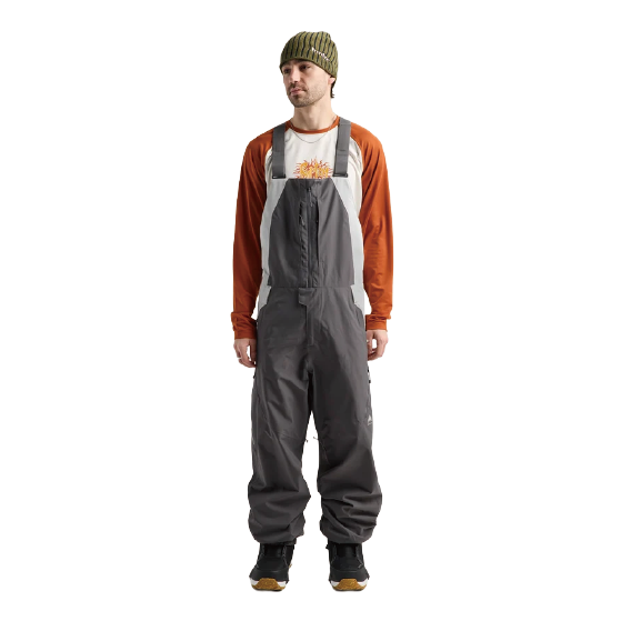 BURTON ウェア バートン Men's Reserve 2L Relaxed Bib Pants Gotham Gray/Gray Cloud 3026910E7S 26-27 スノーボードウェア 日本正規品