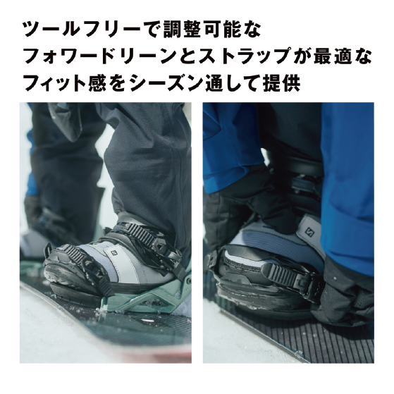 SALOMON ビンディング RHYTHM White L41777500 26-27 バインディング 日本正規品