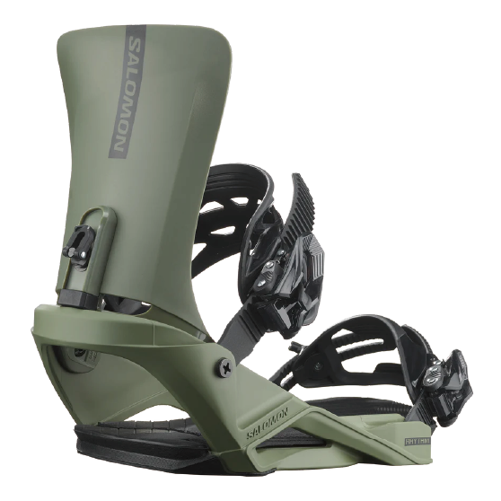 スノーボード ビンディング SALOMON RHYTHM LICHEN GREEN 25-26 日本正規品