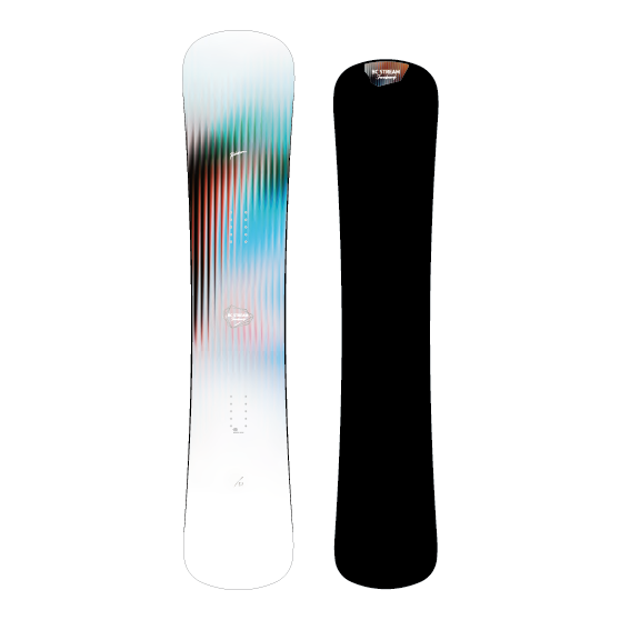 【美品】BC STREAM  RIDER'S SPEC 57X 157cm BC STREAM スノーボード ビーシー ストリーム Riders'Spec ON 26-27 板