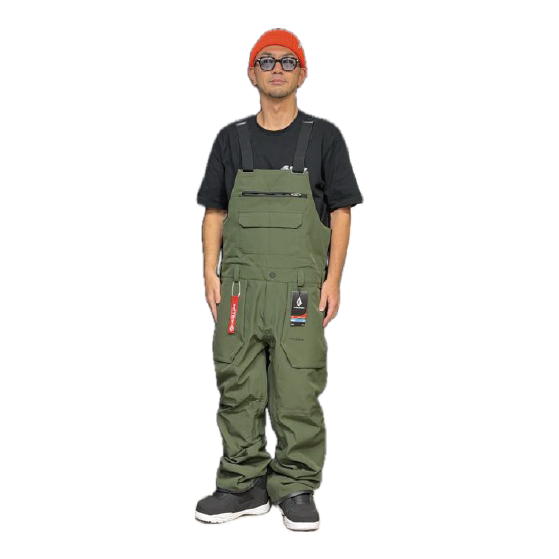 VOLCOM ウェア ボルコム ROAN BIB OVERALL DGN V_G1352658 26-27 スノーボードウェア 日本正規品