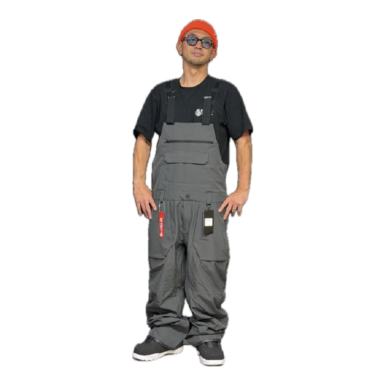 VOLCOM ウェア ボルコム ROAN BIB OVERALL DGY V_G1352658 26-27 スノーボードウェア 日本正規品