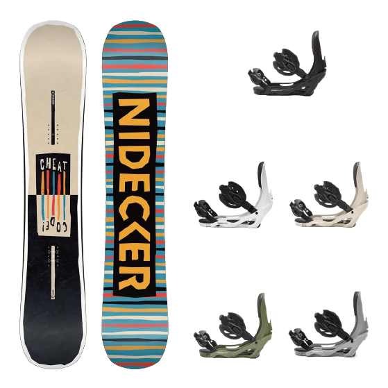 NIDECKER 25-26 CHEAT CODE & LINK 26-27 GREED PRO 2点セット 日本正規品