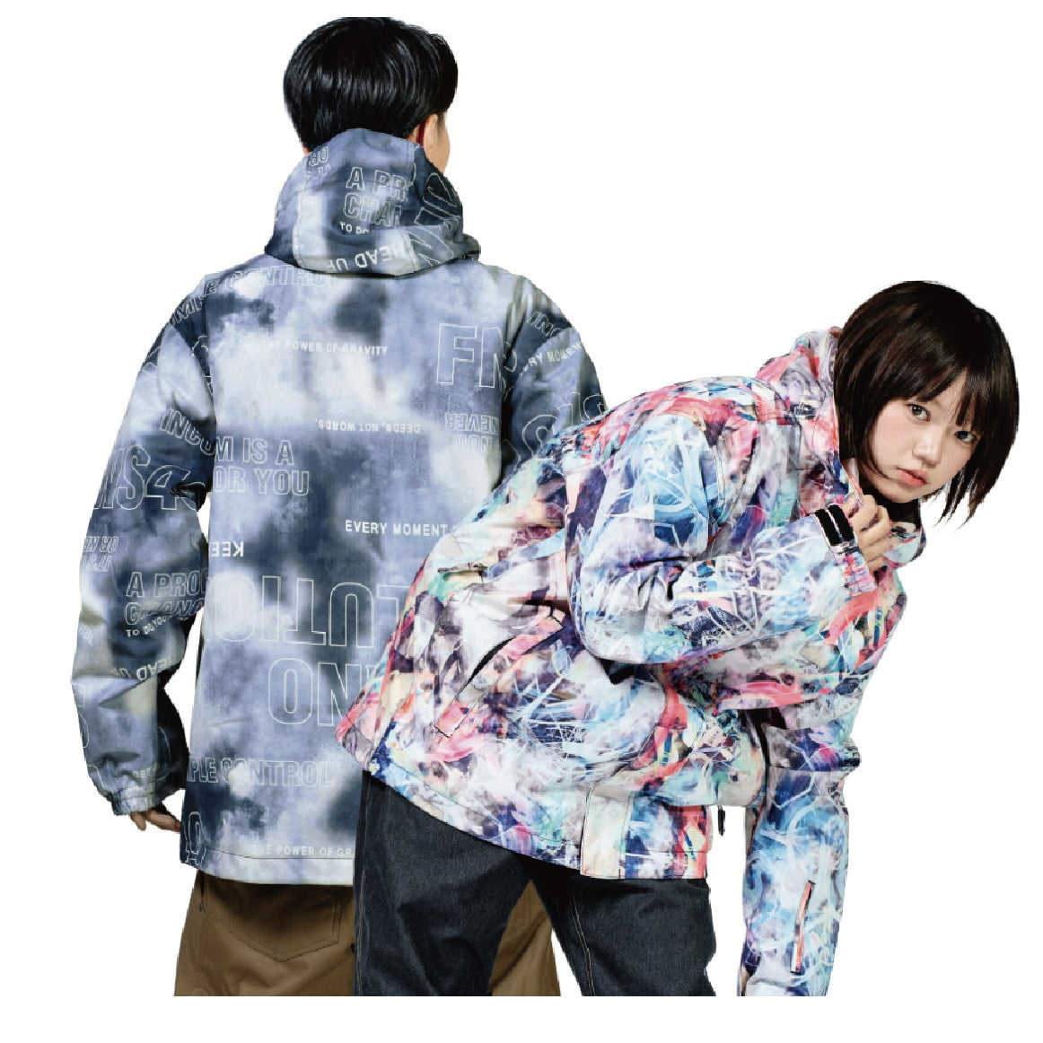 スノーボード ウェア フォーナイン FNS49 PRINT JACKET DOPE 25-26 送料無料 日本正規品 予約商品 店頭受け取り可能
