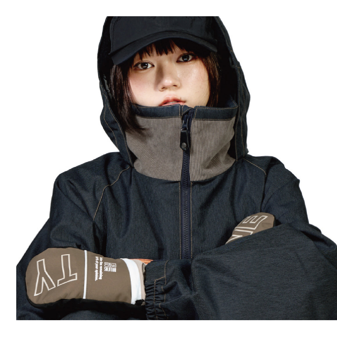 スノーボード ウェア フォーナイン FNS49 PUFFY JACKET(WIDE) D.KKI 25-26 送料無料 日本正規品 予約商品 店頭受け取り可能