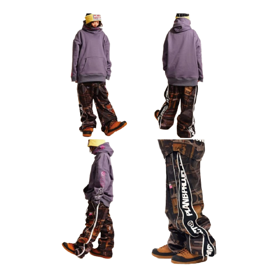 PLAN B ウェア プラン ビー SIDE ZIP PANTS ( 2layer fabric ) 26-27 スノーボードウェア 日本正規品