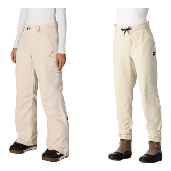 686 ウェア ロクハチロク WOMENS SMARTY® 3-IN-1 CARGO PANT LIMESTONE M2W405 26-27 スノーボードウェア 日本正規品