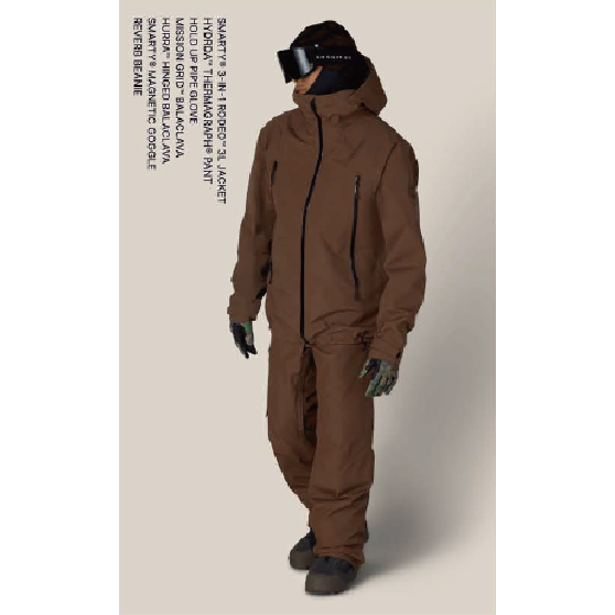 686 ウェア ロクハチロク MENS SMARTY® 3-IN-1 RODEO™ 3L JACKET LIMESTONE M5WN150 26-27 スノーボードウェア 日本正規品