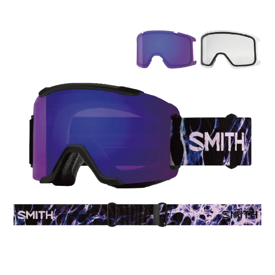 SMITH ゴーグル スミス SQUAD BLACK FLEX PLASMA 010276595 26-27 スノーボードゴーグル 日本正規品