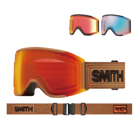 SMITH ゴーグル スミス SQUAD MAG CAMEL WARM STEEL 010276541 26-27 スノーボードゴーグル 日本正規品