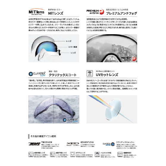 SWANS ゴーグル OUTBACK-MDH-CU-LG PAWT OB-MDH-CU-LG 26-27 スノーボードゴーグル 日本正規品