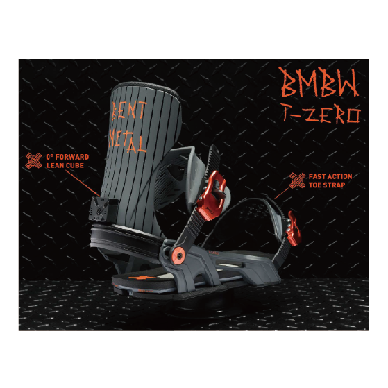 BENT METAL ビンディング T-ZERO BLACK 26-27 バインディング 日本正規品
