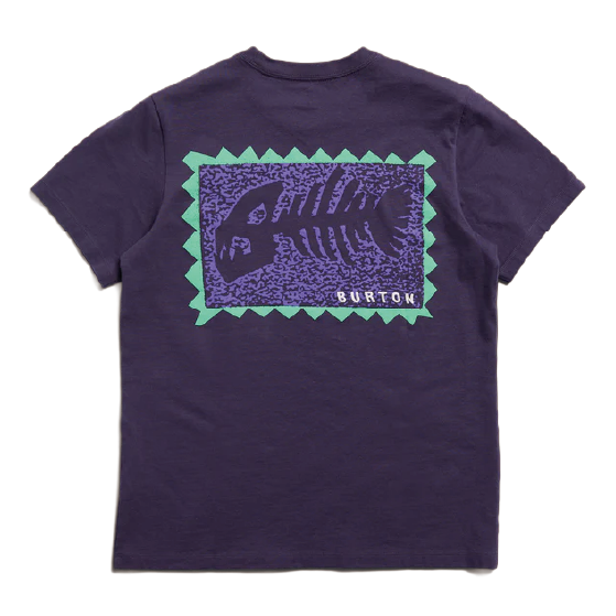BURTON バートン Throwback 1992 Short Sleeve T-Shirt Nightshade Purple 3075410E7Z 26-27 日本正規品