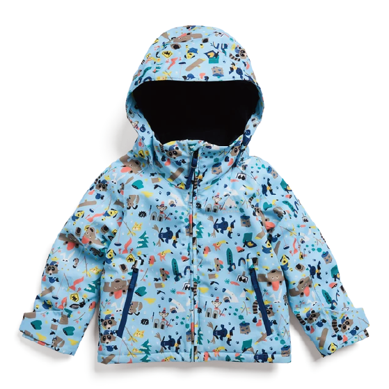 BURTON ウェア バートン Toddlers' Burton Hillslope 2L Jacket Critters 2431710E5T 26-27 スノーボードウェア 日本正規品