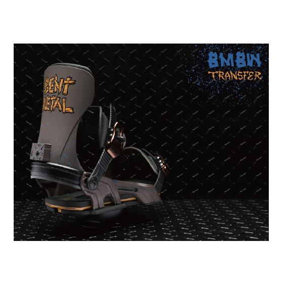BENT METAL ビンディング TRANSFER BLACK 26-27 バインディング 日本正規品