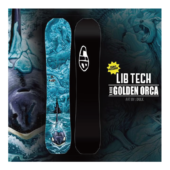 LIBTECH スノーボード リブテック T.RICE GOLDEN ORCA 26-27 板 日本正規品