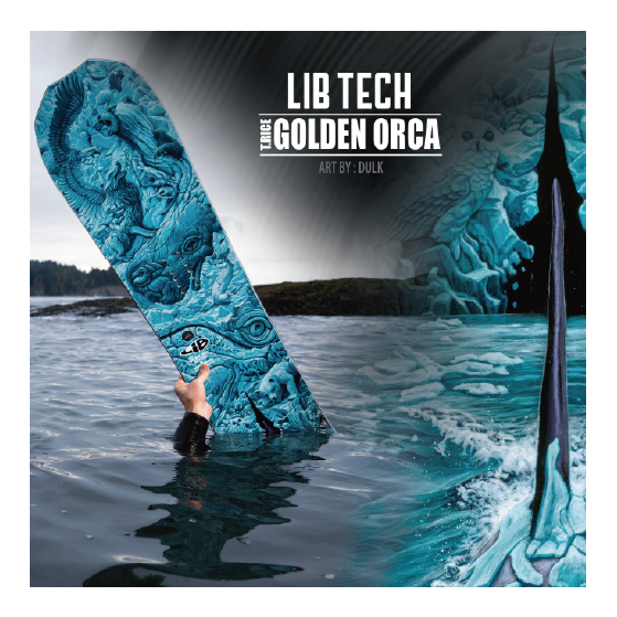 LIBTECH スノーボード リブテック T.RICE GOLDEN ORCA 26-27 板 日本正規品