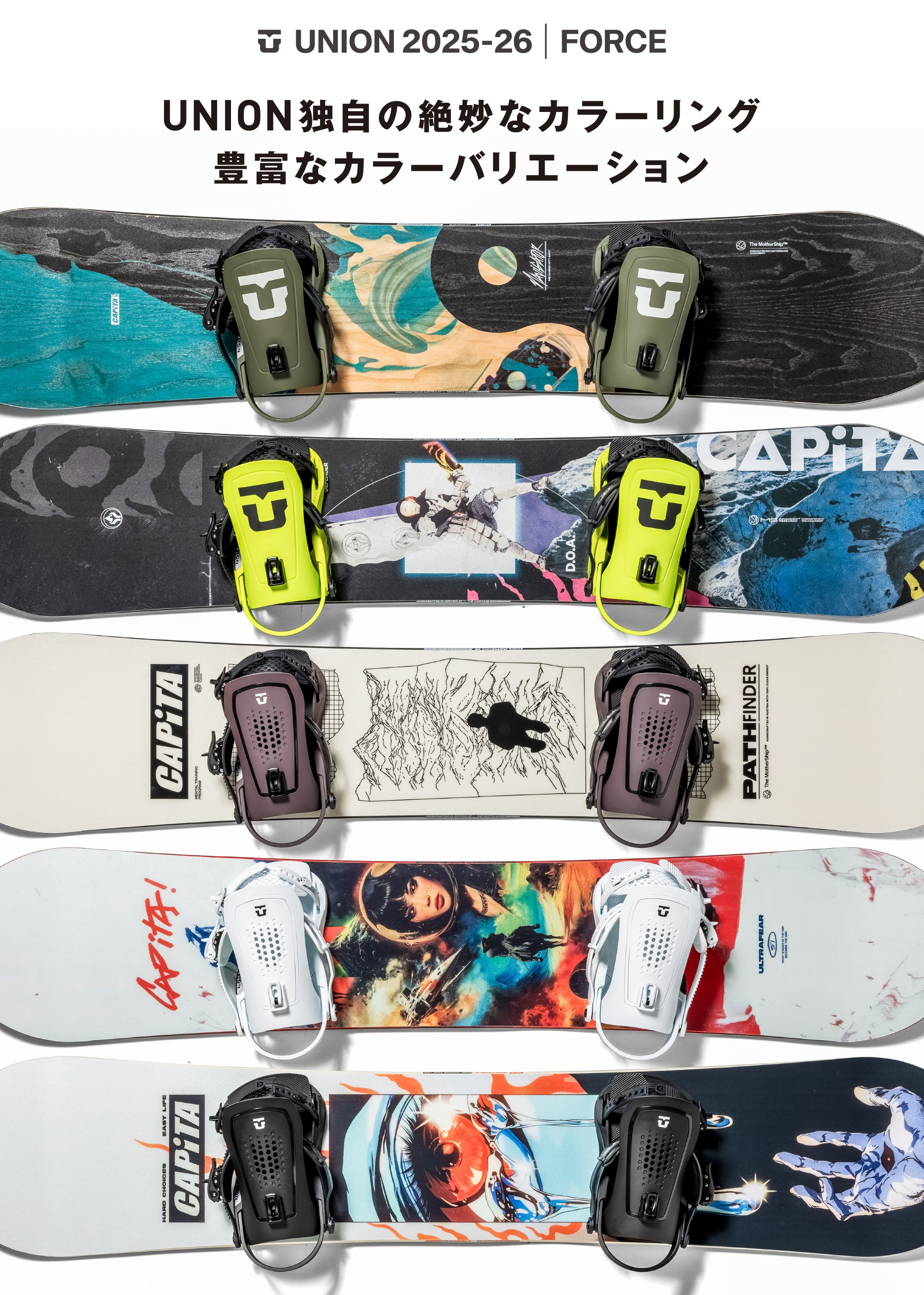 スノーボード ビンディング UNION FORCE CLASSIC TEAM HB WHITE 25-26 送料無料 日本正規品