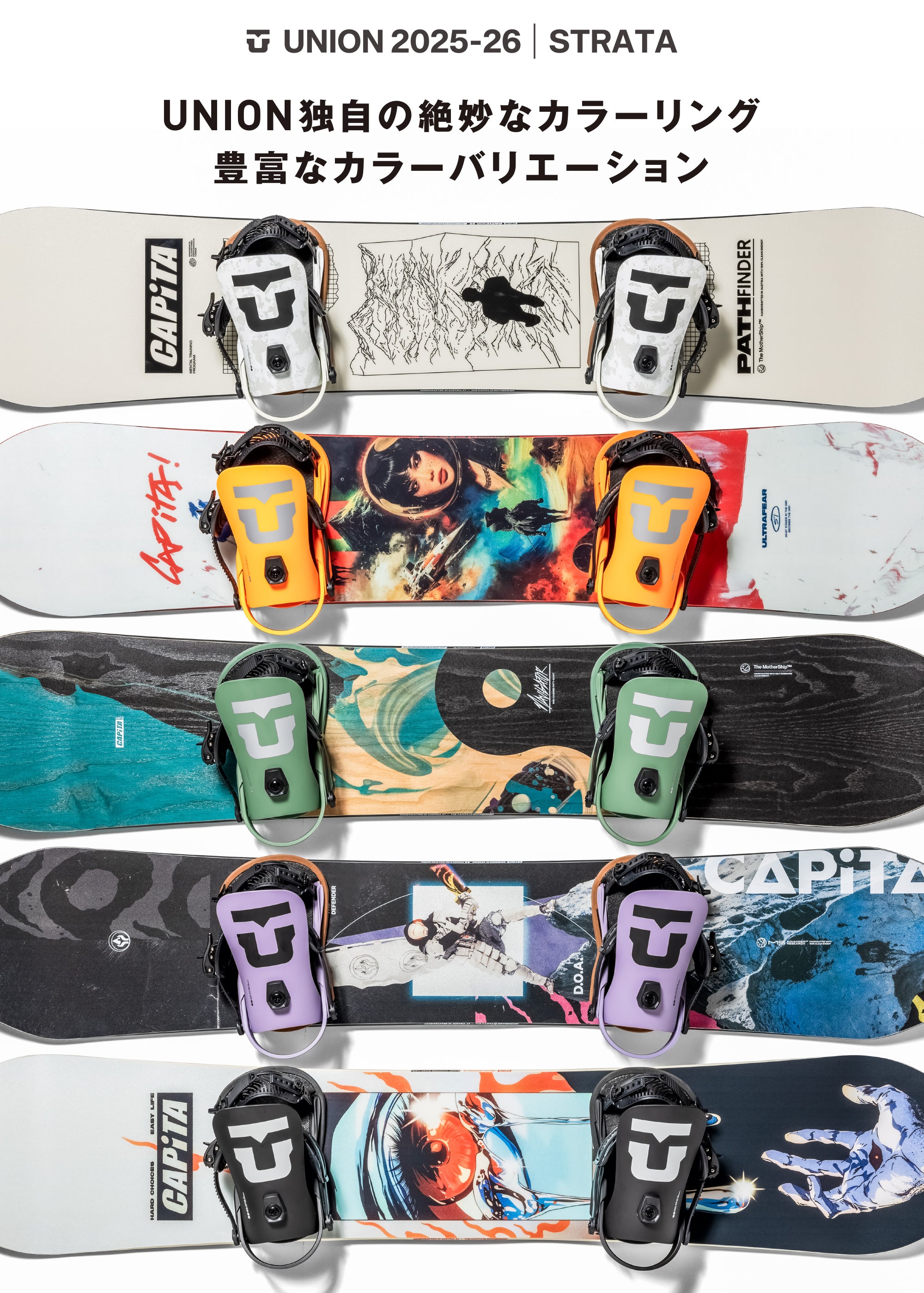 スノーボード ビンディング UNION STRATA GREY VIOLET 25-26 送料無料 日本正規品