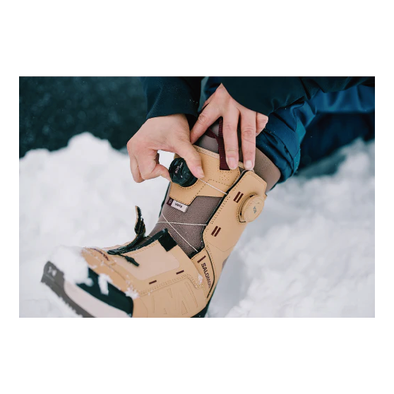 スノーボード ブーツ サロモン SALOMON VISTA DUAL BOA TAN / DEEP TAUPE / TAWNY PORT 25-26 送料無料 日本正規品