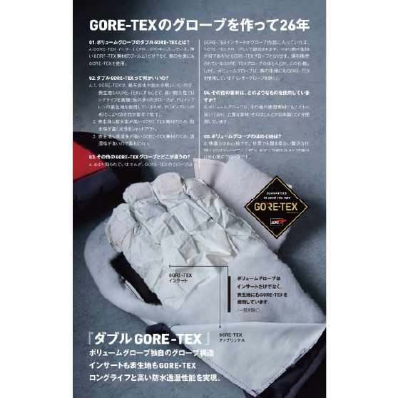 VOLUME グローブ ボリューム MITTEN KING NS LONG BLACK 26-27 スノーボードグローブ 日本正規品