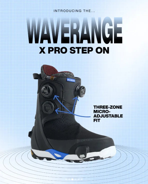 スノーボード ブーツ バートン BURTON W WAVERANGE X PRO STEP ON Black 25-26 送料無料 日本正規品 予約商品 店頭受け取り可能