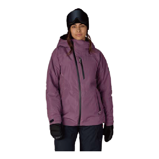 686 ウェア ロクハチロク WOMENS HYDRA? THERMAGRAPH? JACKET BLACK PLUM GRID M5WN325 26-27 スノーボードウェア 日本正規品
