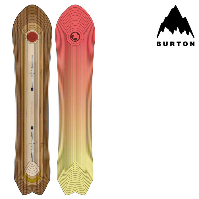 BURTON バートン スノーボード 板 23-24 FISH 3D Directional Flat Top