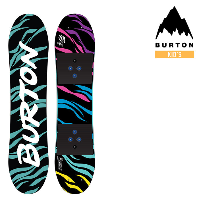 BURTON KIDS' バートン スノーボード 板 23-24 MINI GROM Flat Top with Easy Bevel ミニ グロム  フラット キッズ YOUTH 子供 SNOWBOARD 日本正規品 即日発送