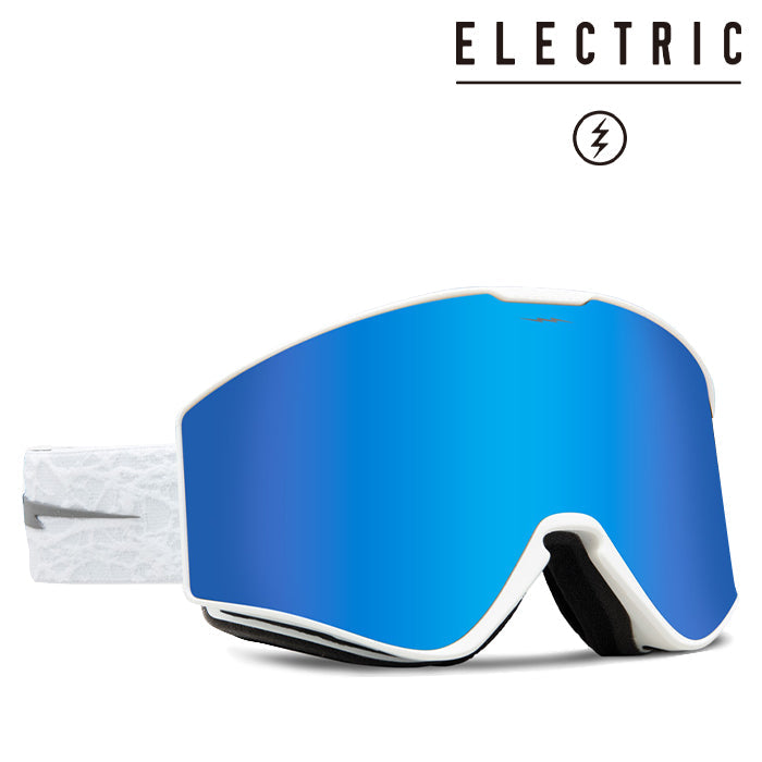 ELECTRIC GOGGLE エレクトリック ゴーグル 23-24 KLEVELAND II Matte White Nuron/Moss Blue  24K2M スノーボード スキー 日本正規品 予約
