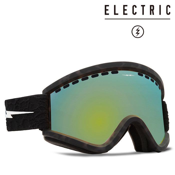 ELECTRIC GOGGLE エレクトリック ゴーグル 23-24 EGV Black Tort Nuron/Grey Gold Chrome Jp  24EGVB スノーボード スキー 日本正規品 予約