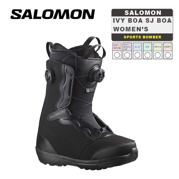 SALOMON サロモン ブーツ 23-24 IVY BOA SJ BOA Black/Black