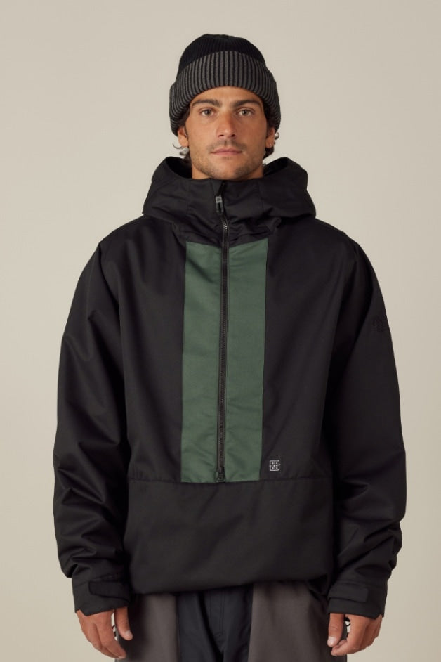 スノーボード ウェア シックスエイトシックス 686 JAPAN SMU LS1 SHELL ANORAK MOSS GREEN COLORBLOCK 送料無料 日本正規品 予約商品 店頭受け取り可能