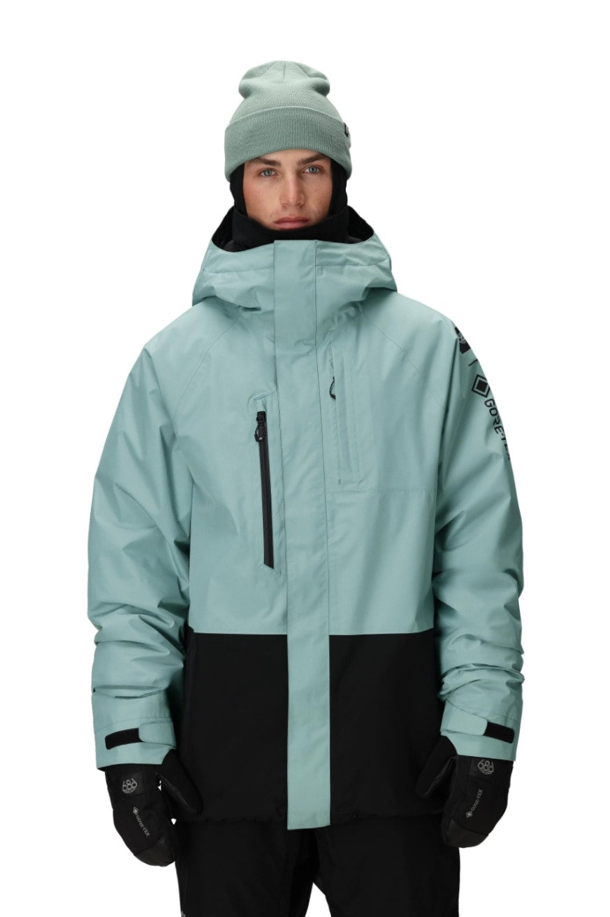 スノーボード ウェア シックスエイトシックス 686 MENS GORE-TEX CORE INSULATED JACKET DUSTY MARINE COLORBLOCK 送料無料 日本正規品 予約商品 店頭受け取り可能