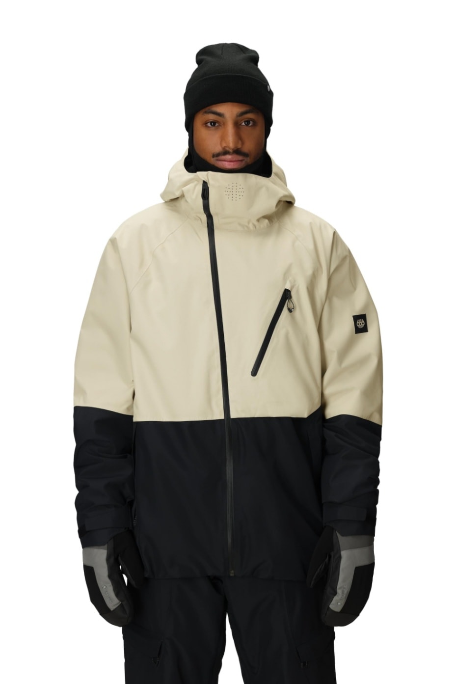 686 ロクハチロク MENS HYDRA THERMAGRAPH JACKET LIMESTONE COLORBLOCK 25-26 スノーボード ウェア