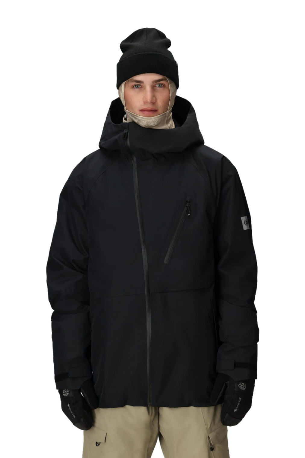 686 ロクハチロク MENS HYDRA THERMAGRAPH JACKET BLACK 25-26 スノーボード ウェア
