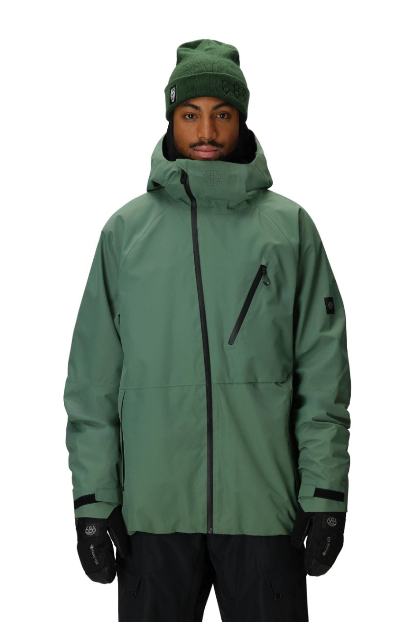 686 ロクハチロク MENS HYDRA THERMAGRAPHJACKET CYPRESS GREEN 25-26 スノーボード ウェア